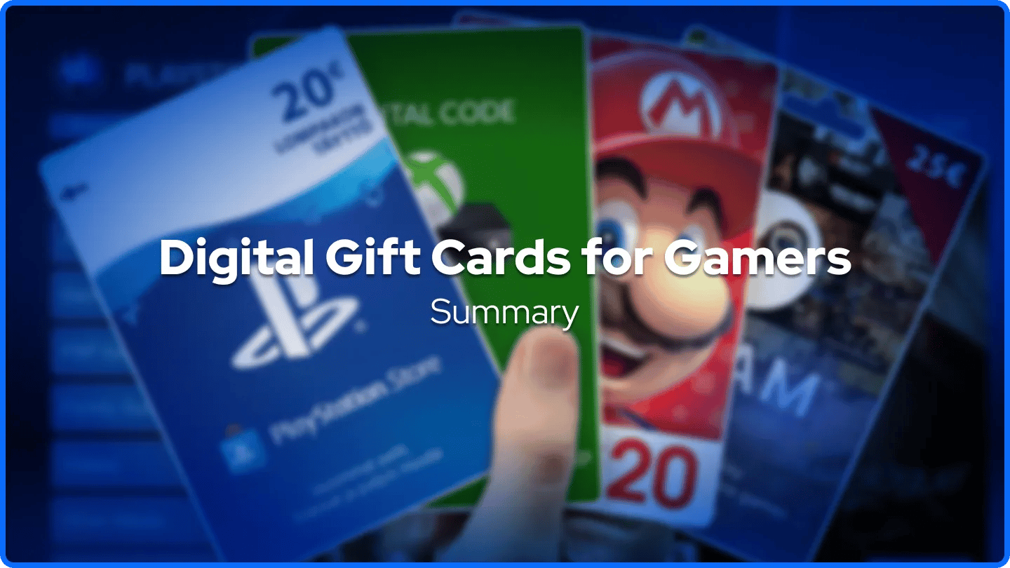 Meilleurs cadeaux numériques pour gamers