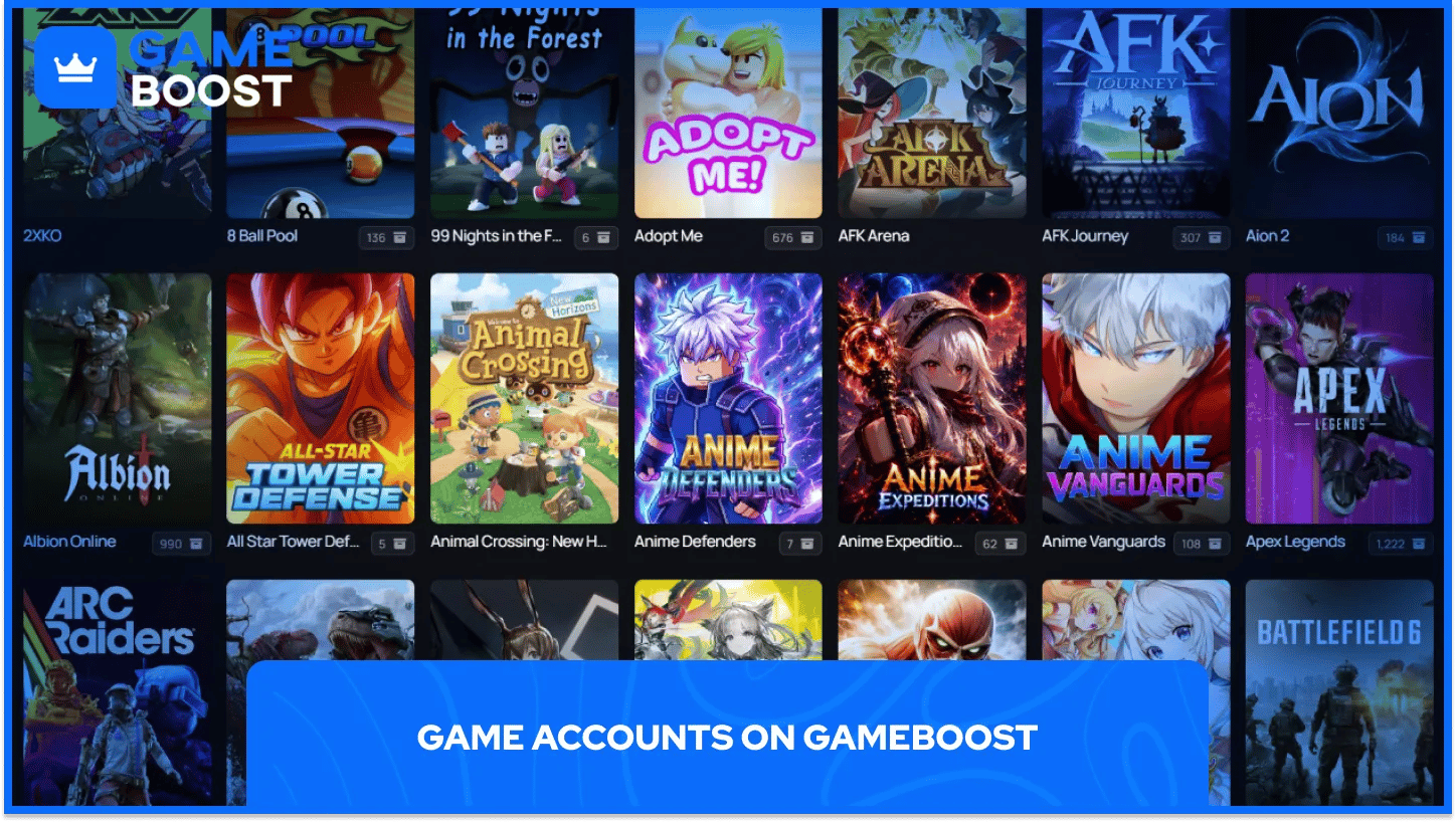 Peli Tilit GameBoostissa