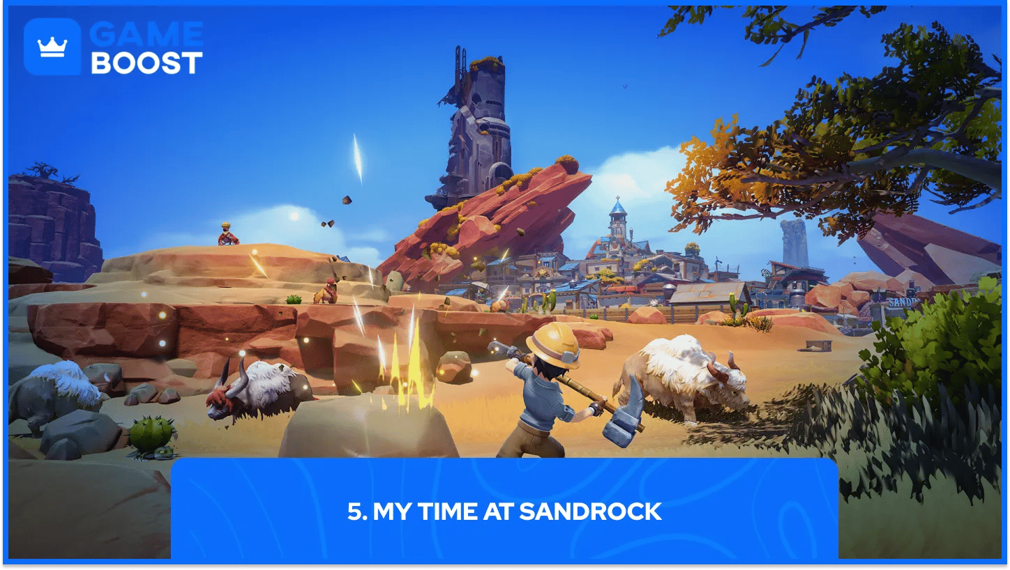 My Time at Sandrock gameplay