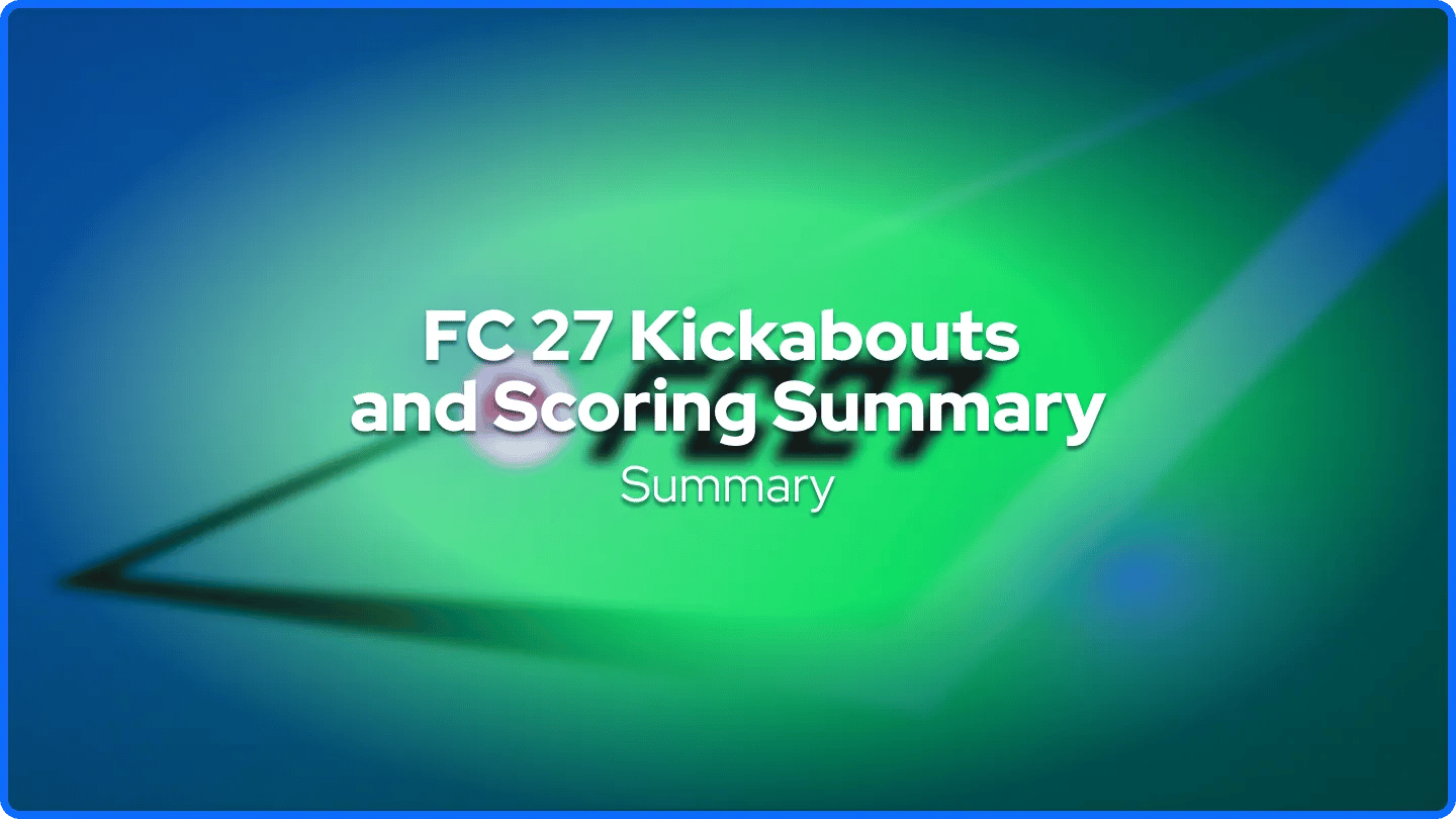 FC 27 Kickabout og Poengoppsummering