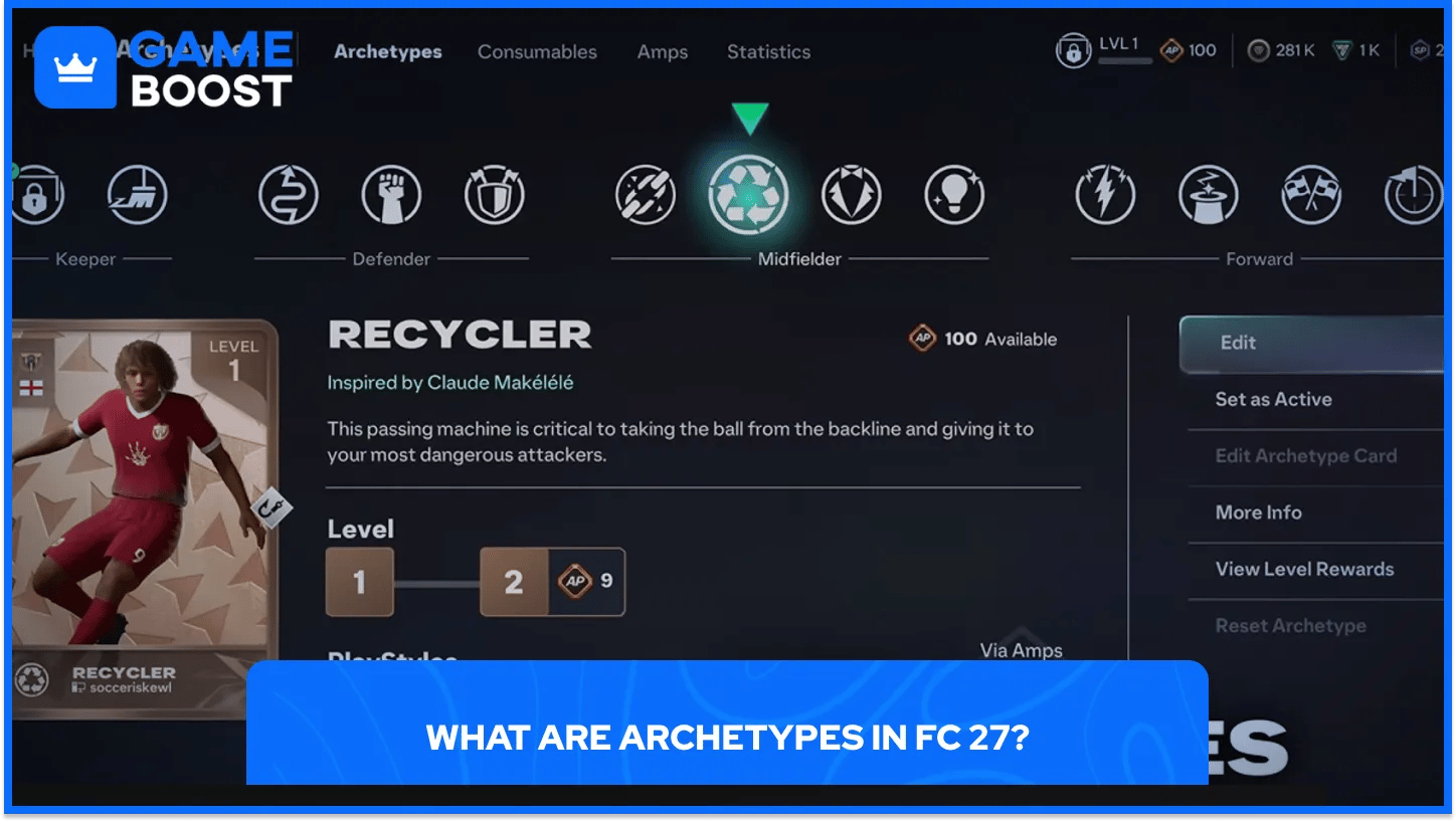 Archetypes no FC 27