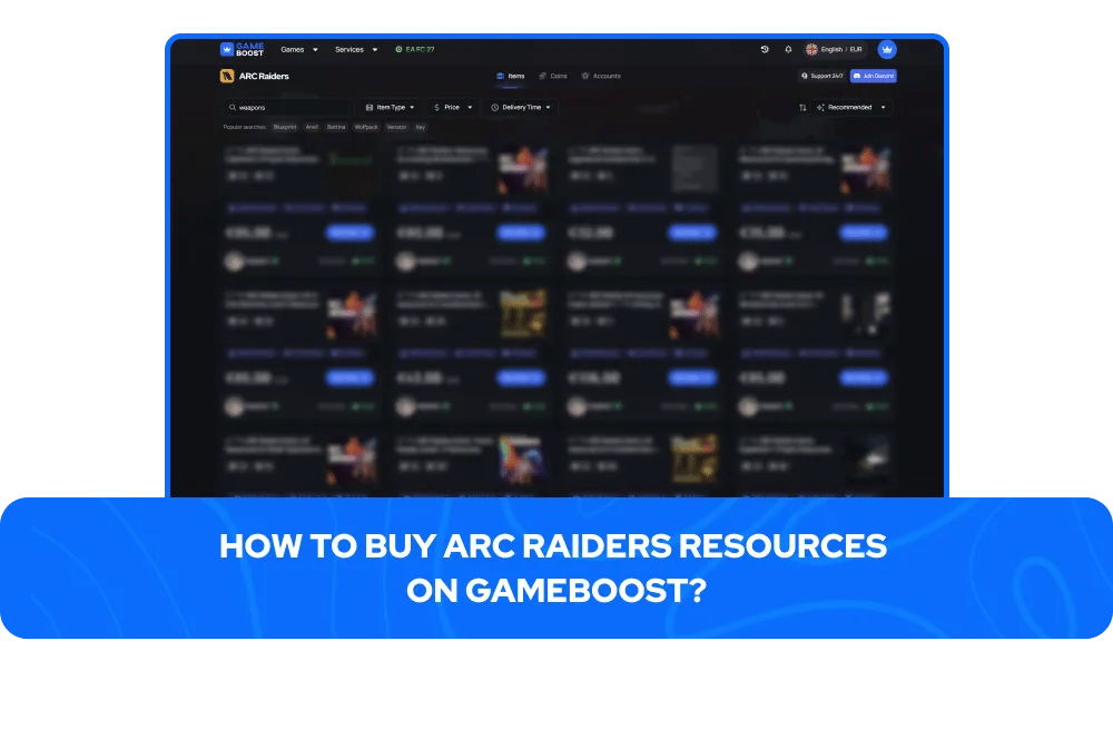 Recursos de ARC Raiders en GameBoost
