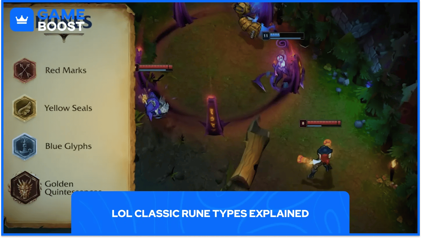 Types de runes LoL classique