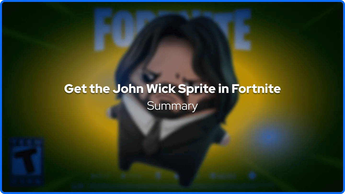 John Wick Sprite di Fortnite Ringkasan