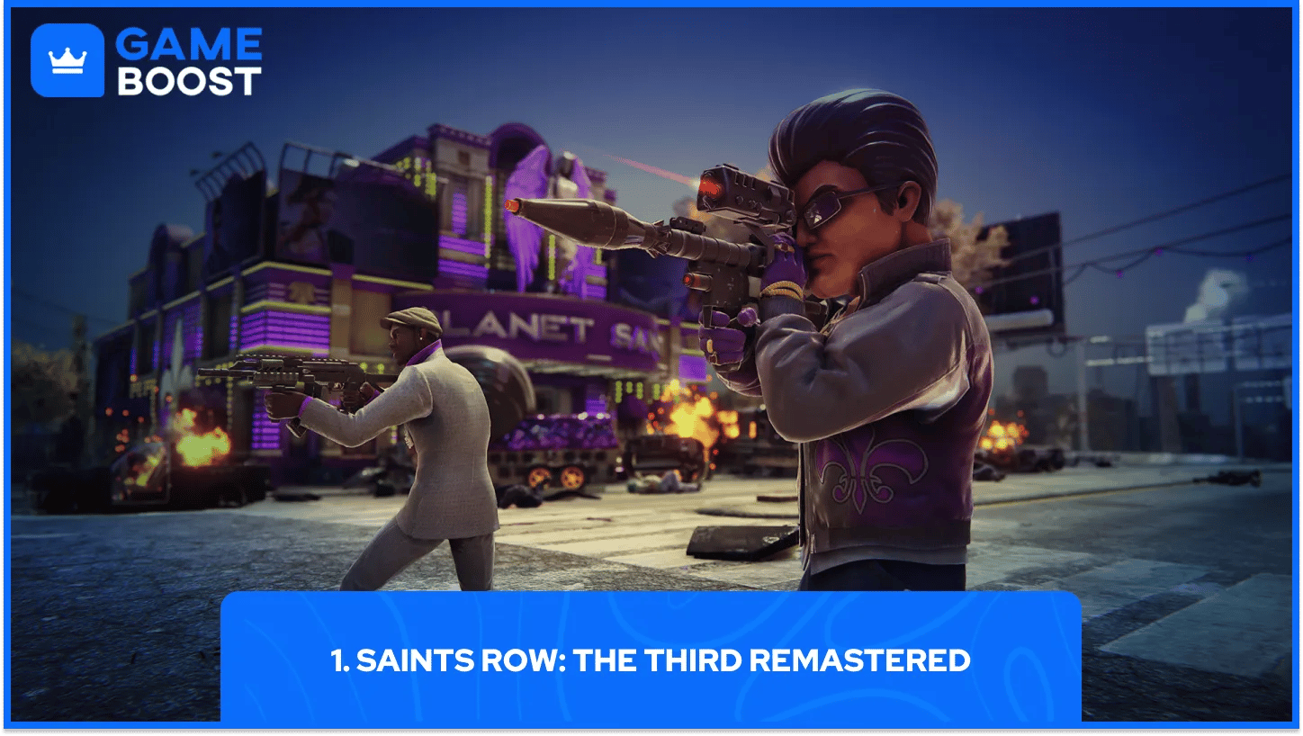 saints row: the third remastered oyun içi görüntü