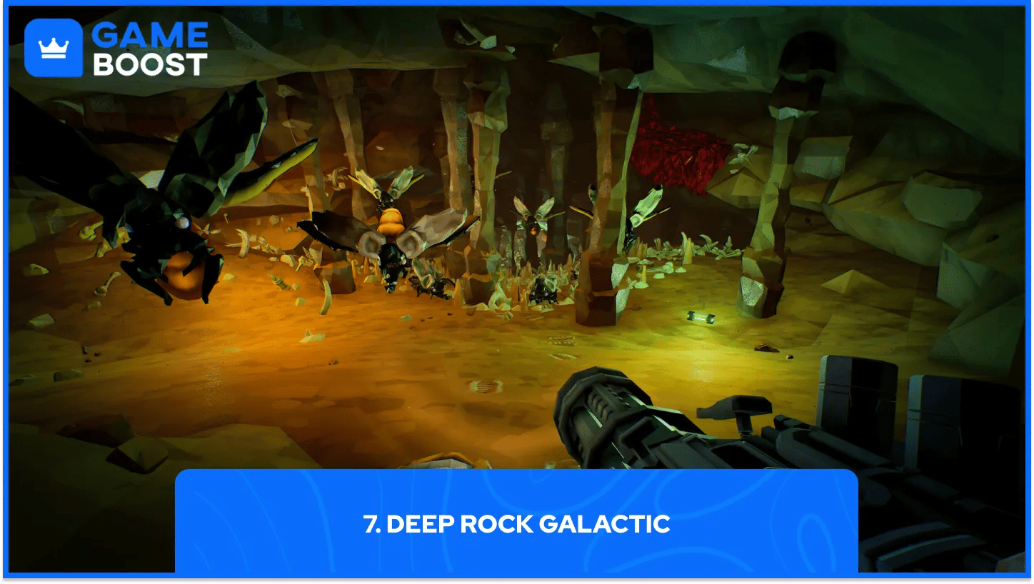 deep rock galactic gameplay