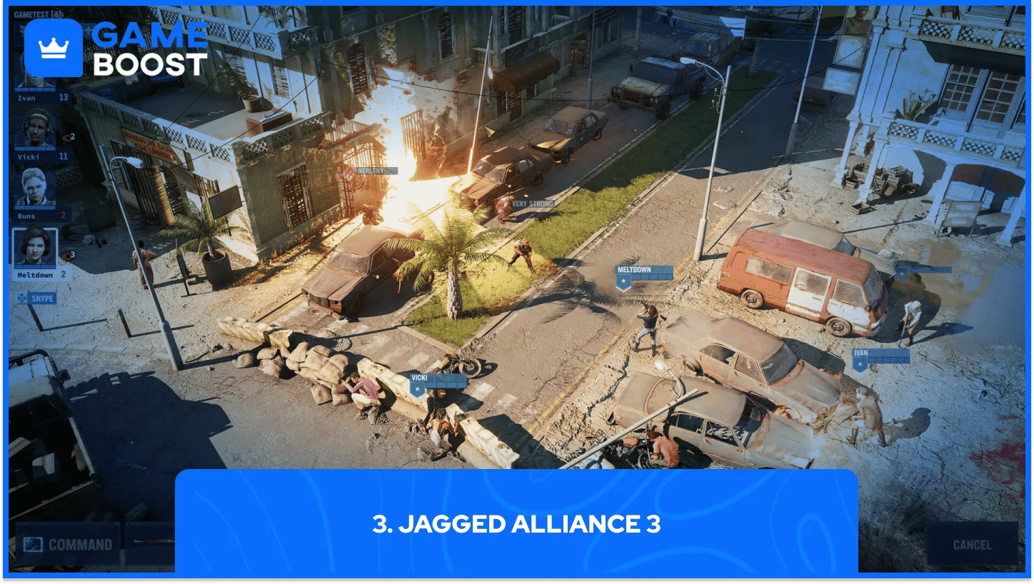 jagged alliance 3 gameplay