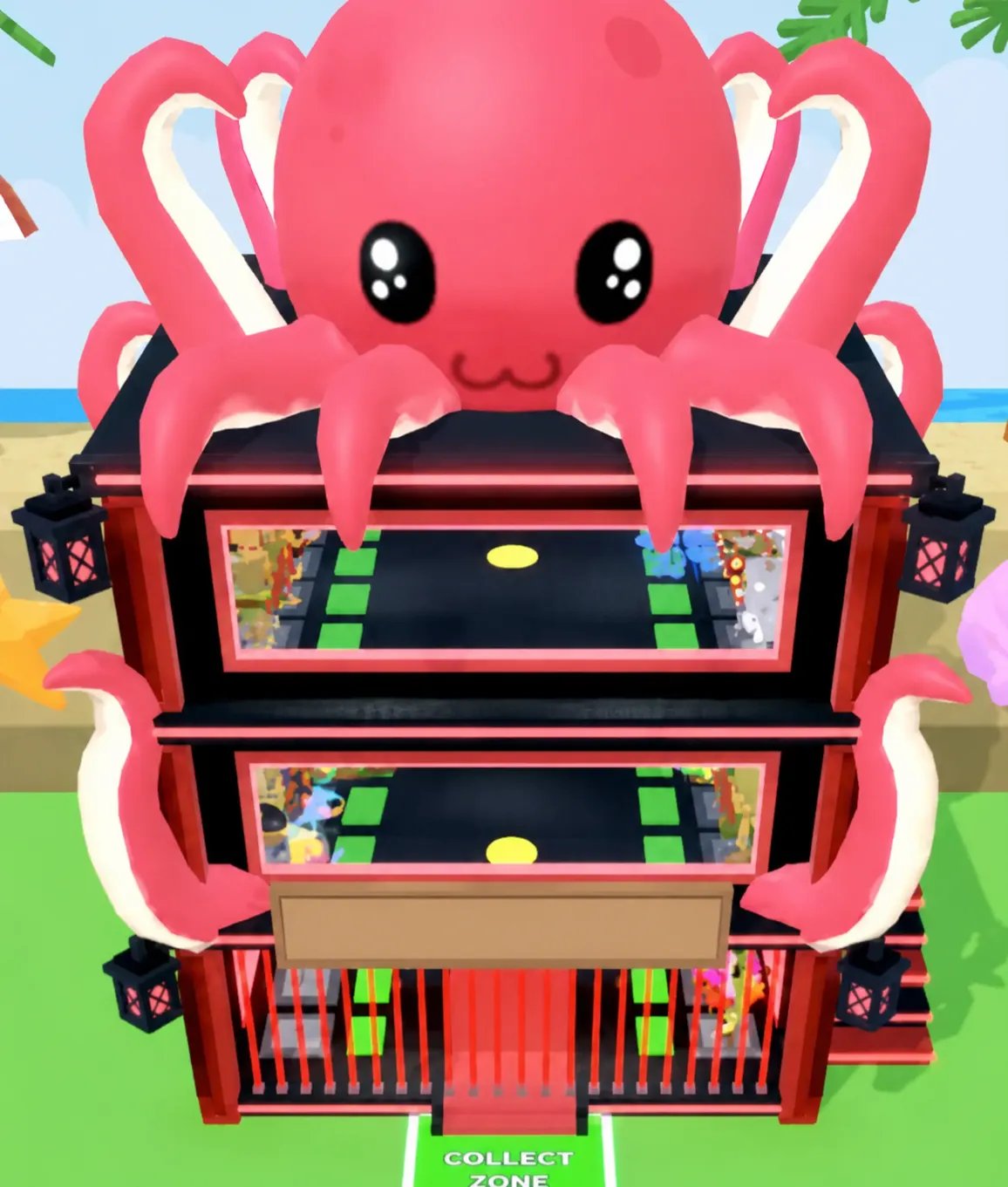 Roter-Oktopus-Basis-Skin