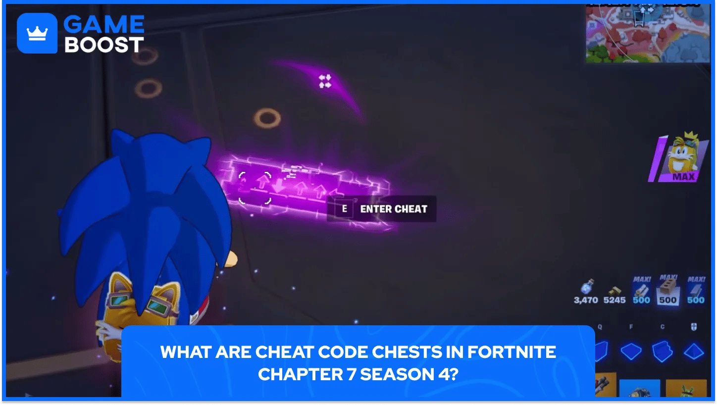 Epic Cheat Code Kister i Fortnite