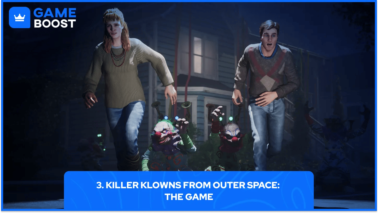 il gameplay di killer klowns from outer space: the game
