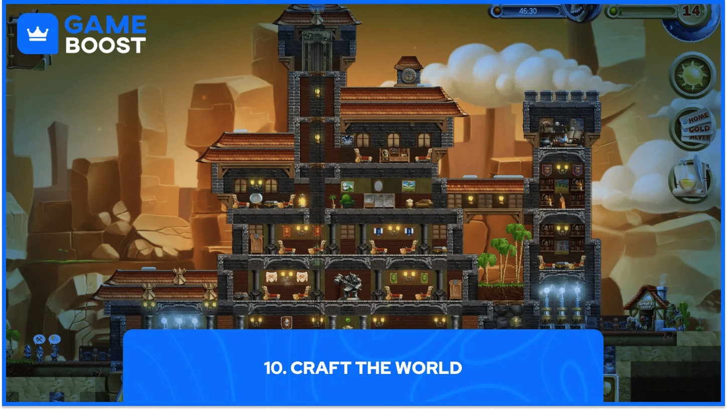 gioco di craft the world