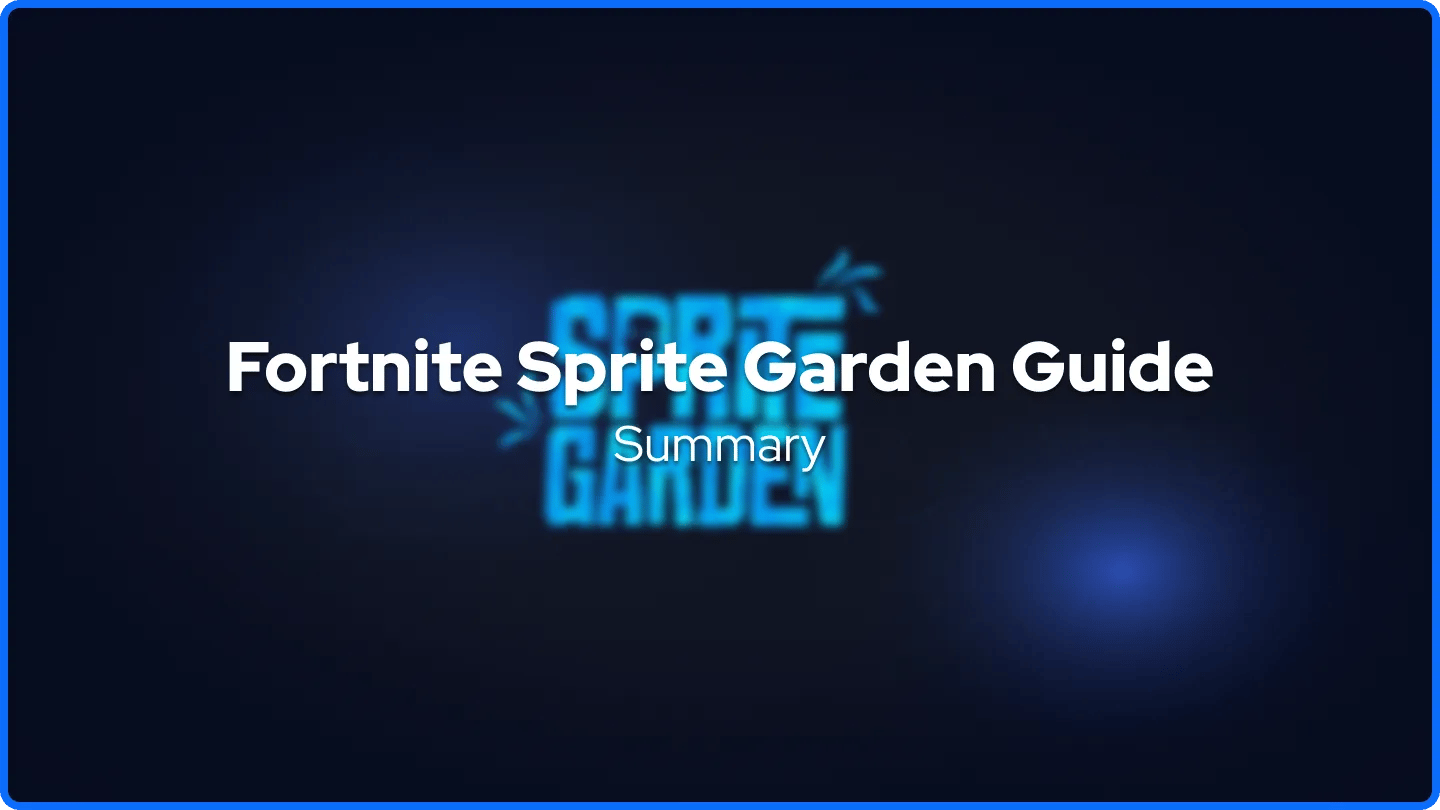 Guida al Giardino Sprite di Fortnite