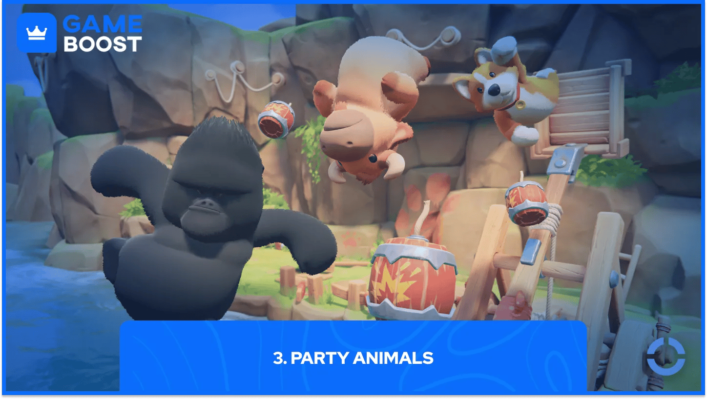Party-Tiere Gameplay