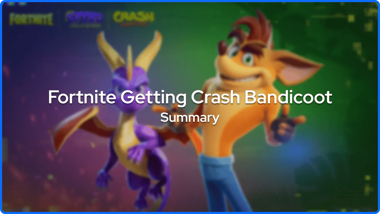 Résumé de Crash Bandicoot dans Fortnite