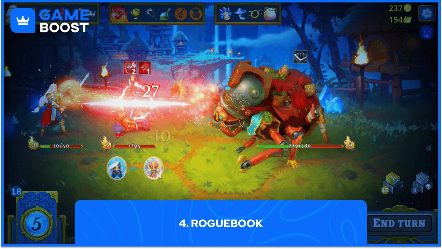 roguebook gameplay