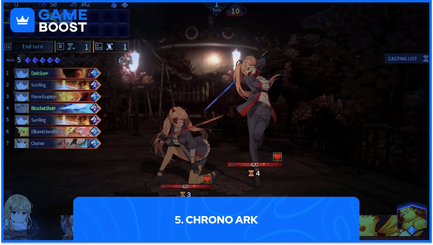 chrono ark gameplay