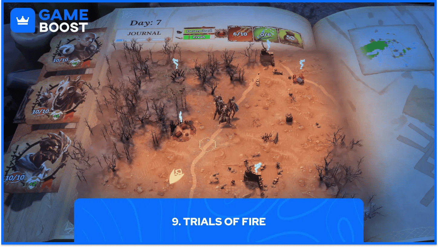 trials of fire gameplay