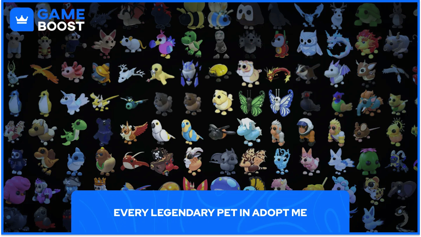 Hvert legendarisk kjæledyr i Adopt Me