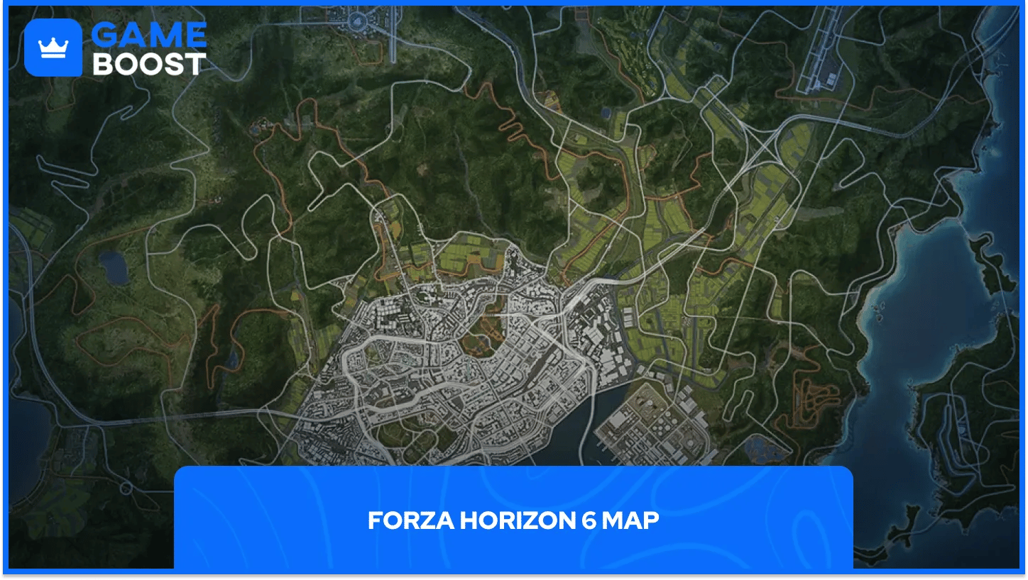 Forza Horizon 6 Map