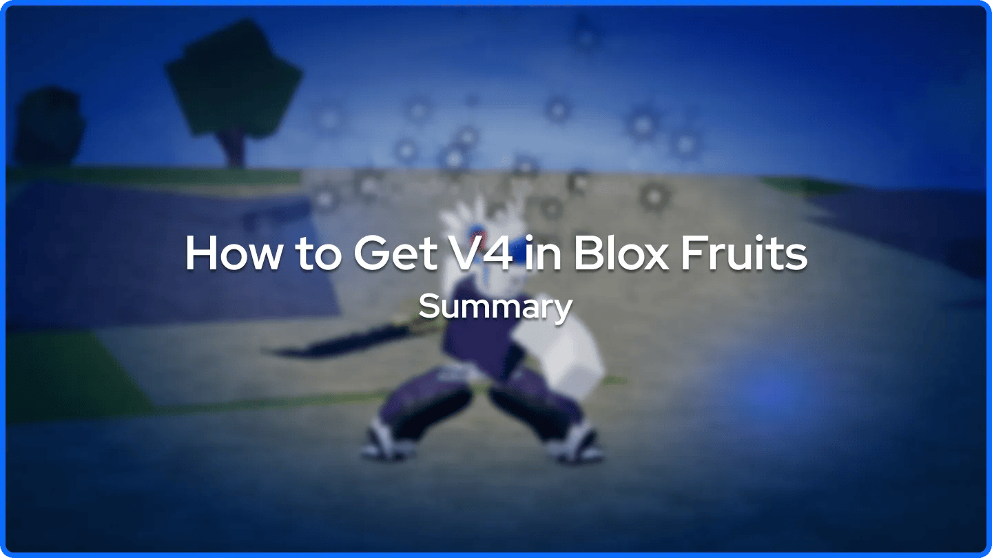 Como Conseguir V4 em Blox Fruits banner de resumo