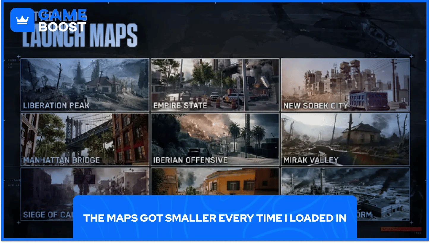 The Maps Got Smaller Every Time I Loaded In