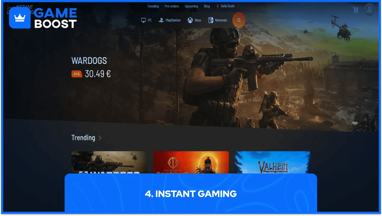 instant gaming hjemmeside