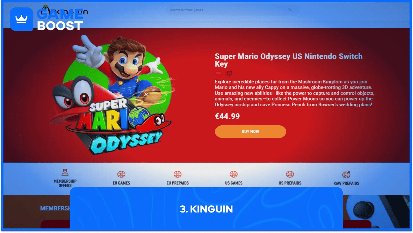 Kinguin Nintendo-Keys