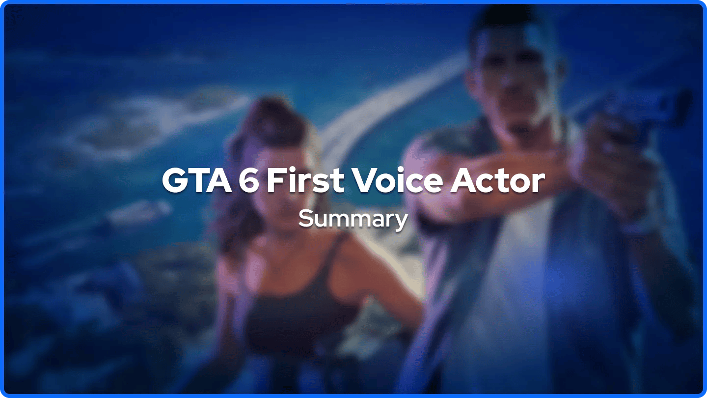 Ringkasan Aktor Suara Pertama GTA 6