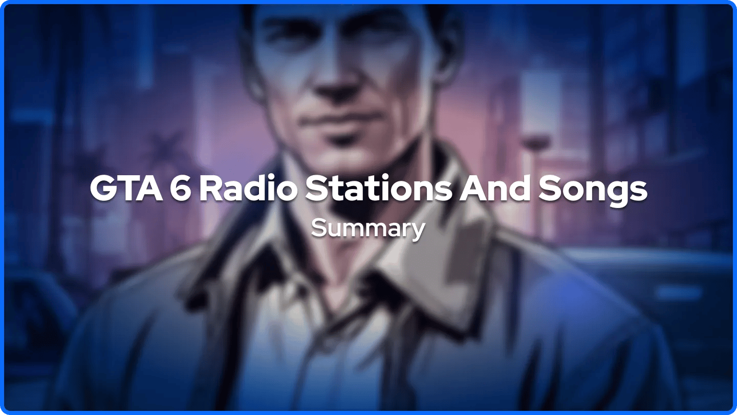 Ringkasan Stasiun Radio dan Lagu GTA 6