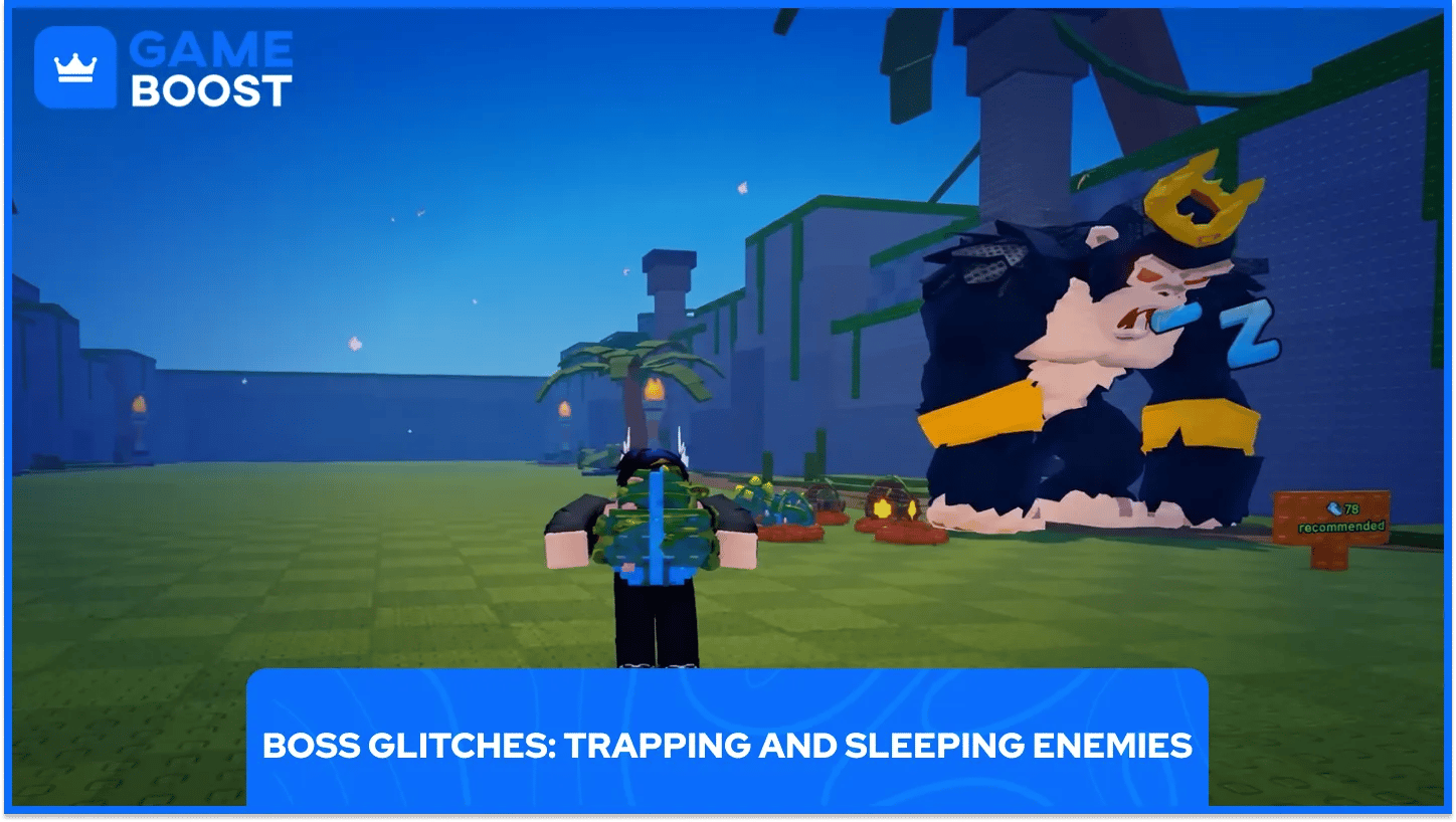 Stjäl ett ägg Boss som sover glitch
