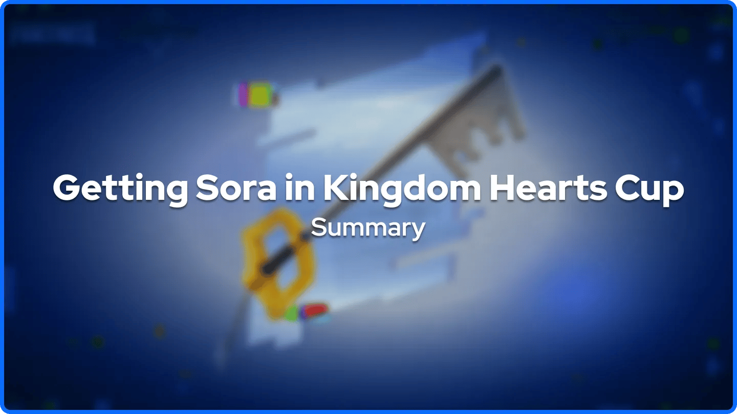 Getting Sora in Fortnite's Kingdom Hearts Cup Summary