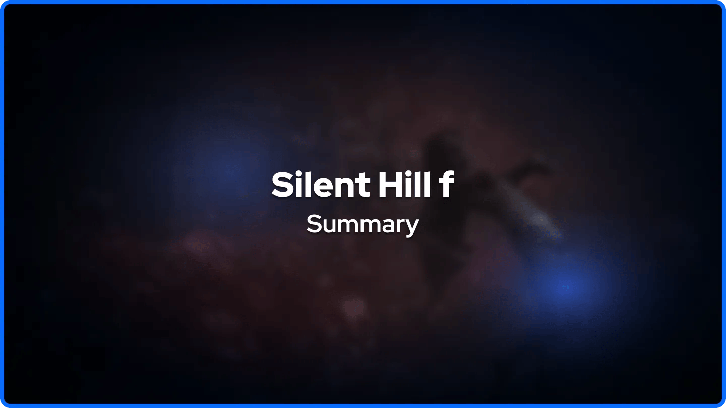 Silent Hill f Summary