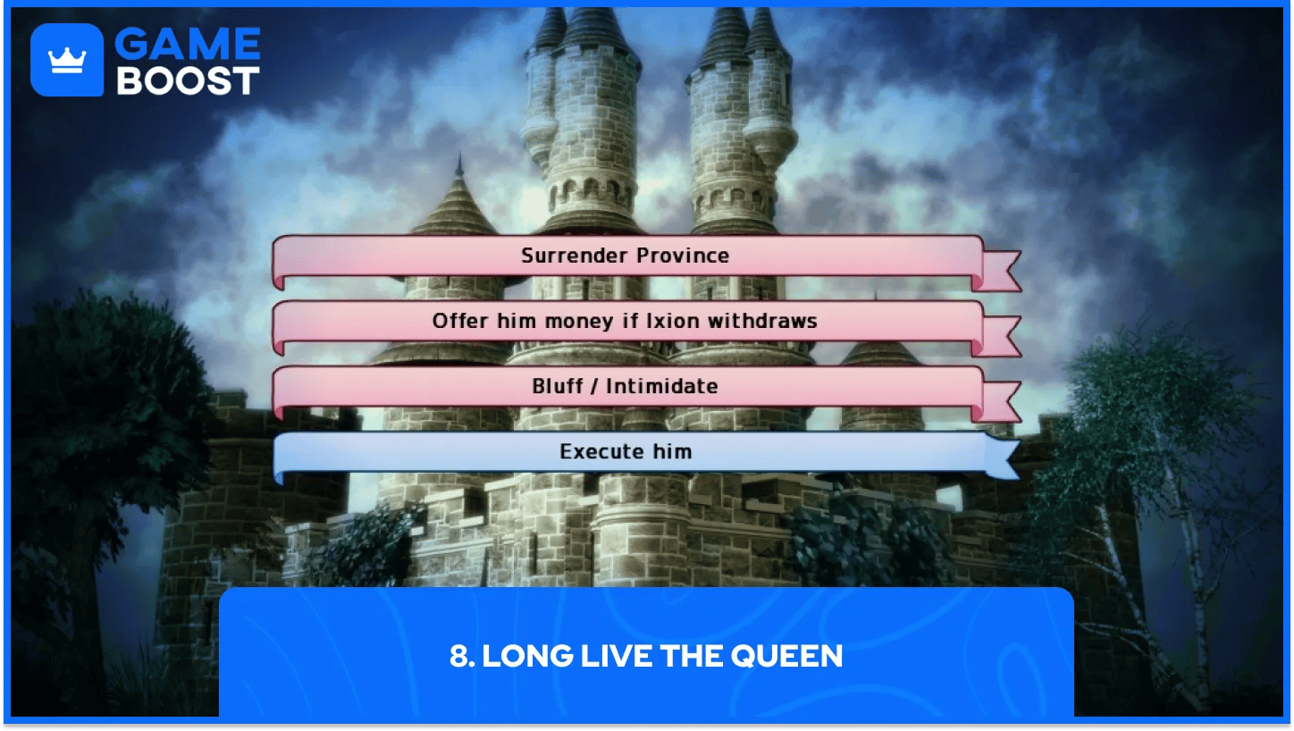 เกมเพลย์ลองลิฟว์เดอะควีน