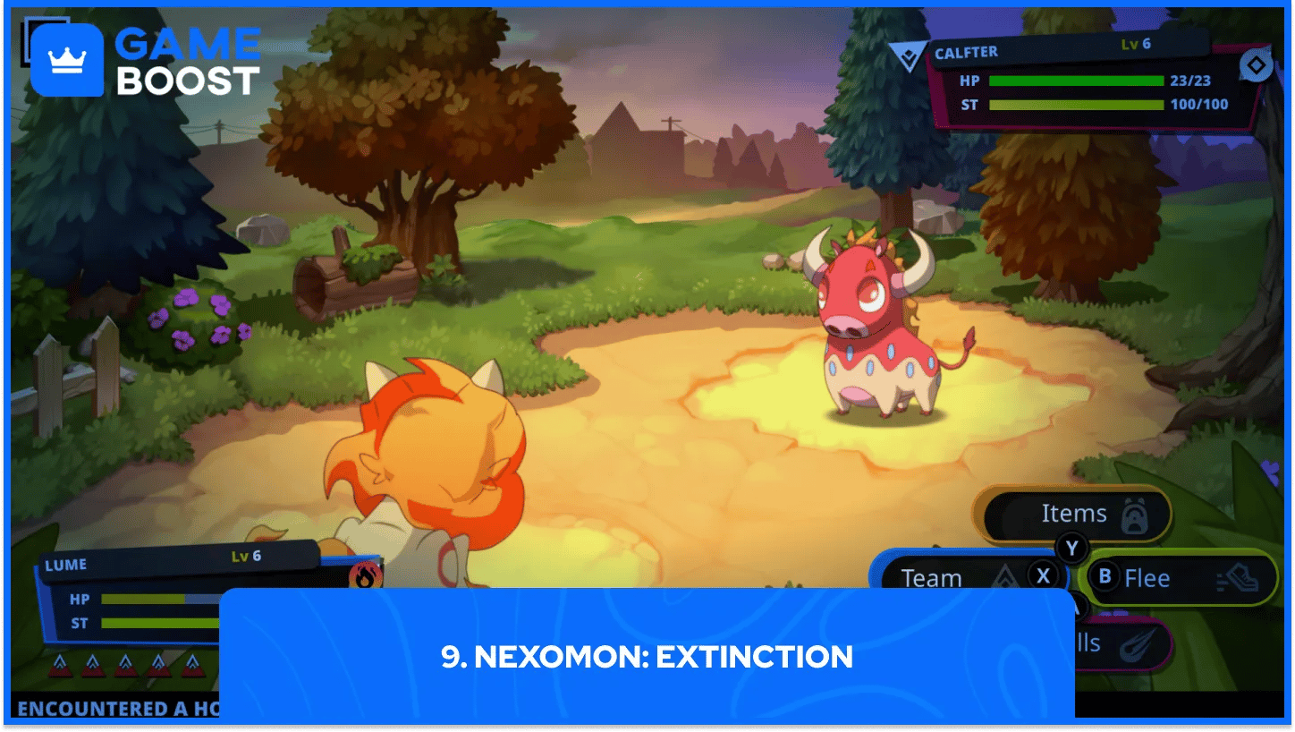 nexomon: extintion gameplay