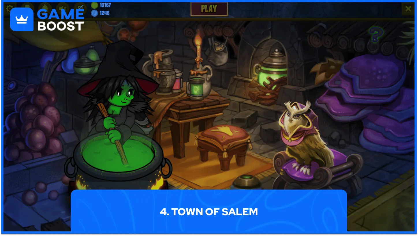 Town of Salem - pelimekaniikka