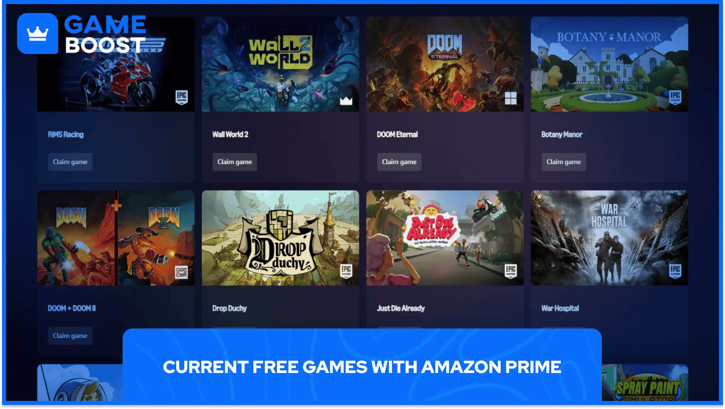 prime gaming gratis spill