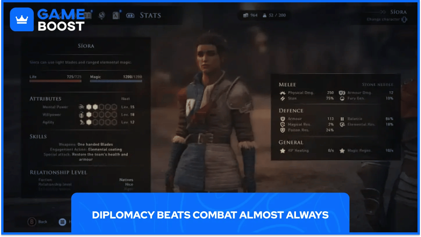 Diplomacy Beats Combat Almost Always