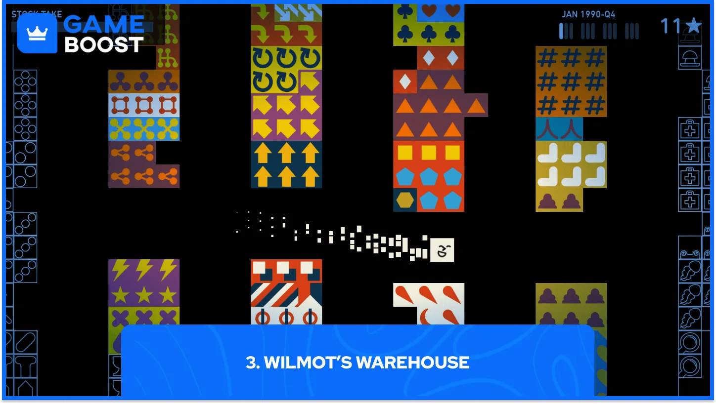 wilmot's warehouse gameplay