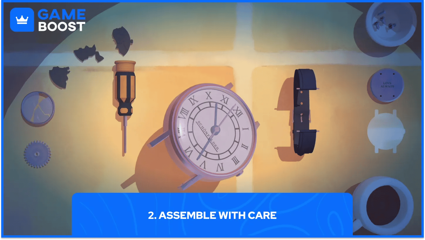 assemble with care gameplay