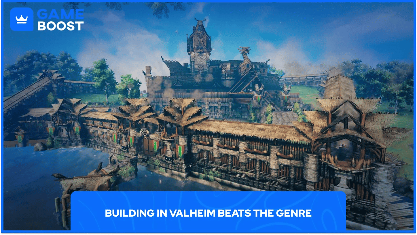 Building in Valheim Beats the Genre