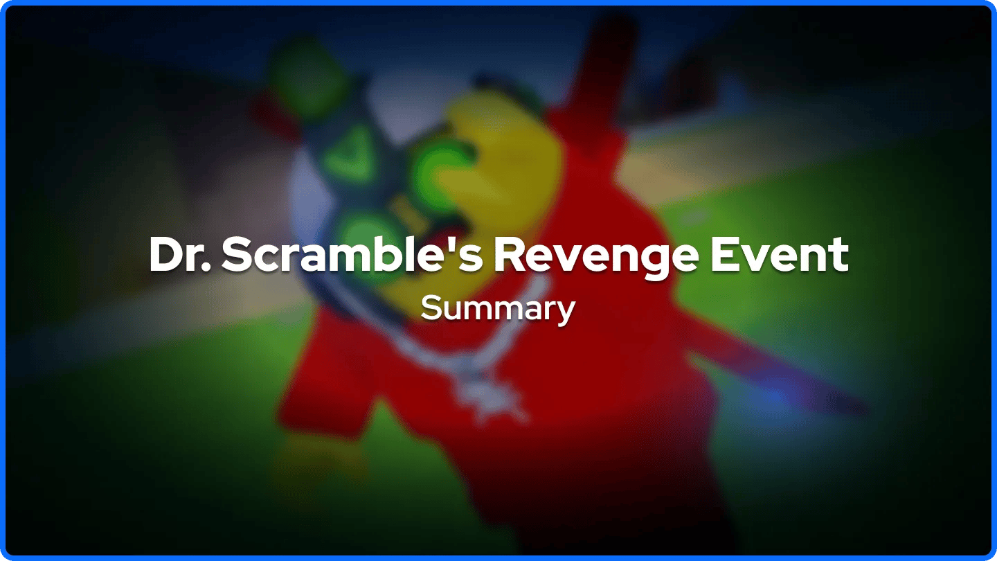Dr. Scramble's Revenge Event Summary