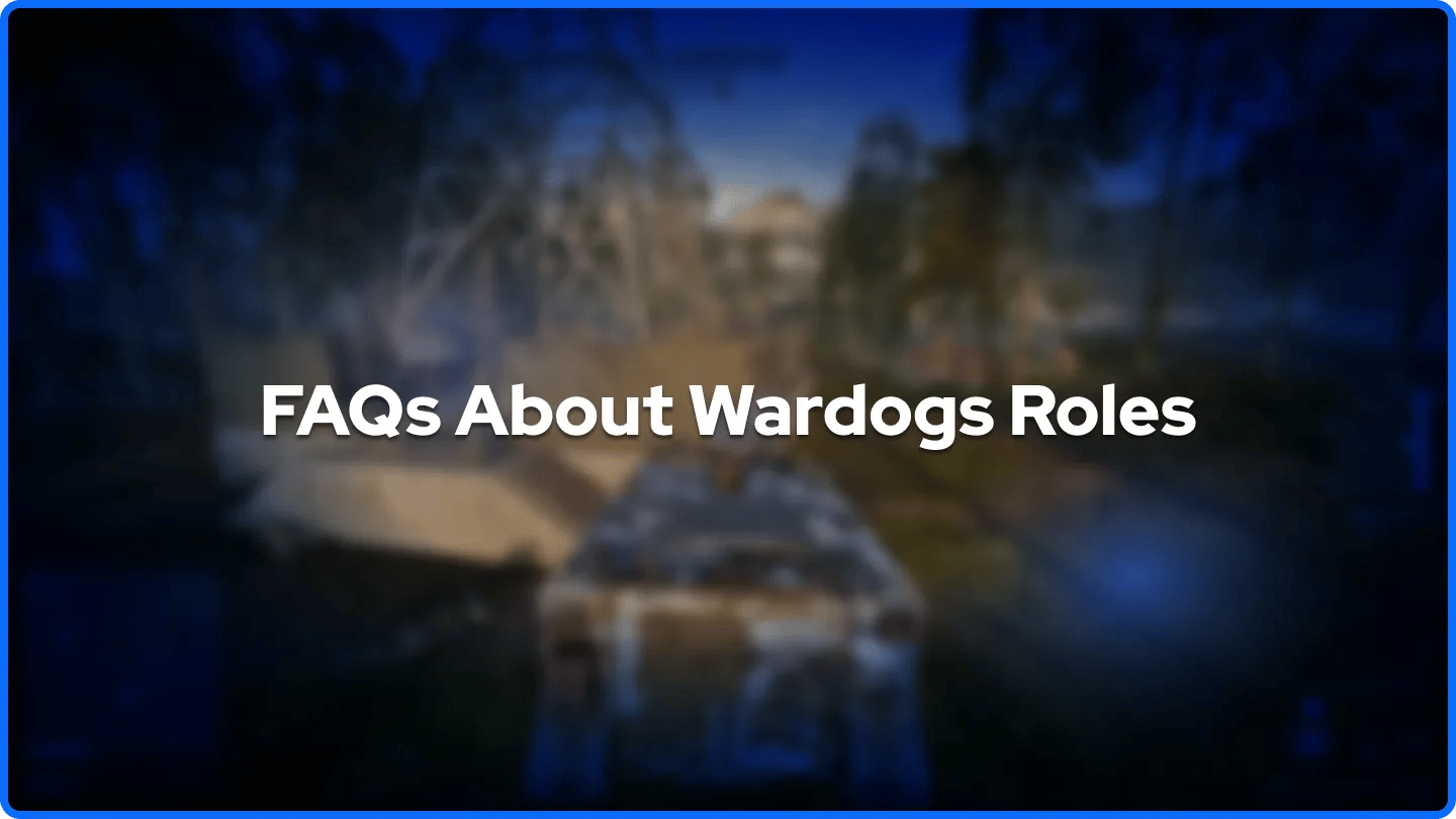 FAQs About Wardogs Roles