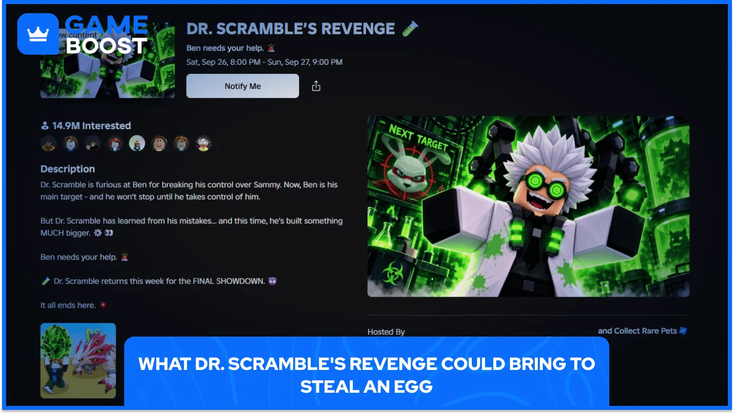 Dr. Scramble's Revenge Details