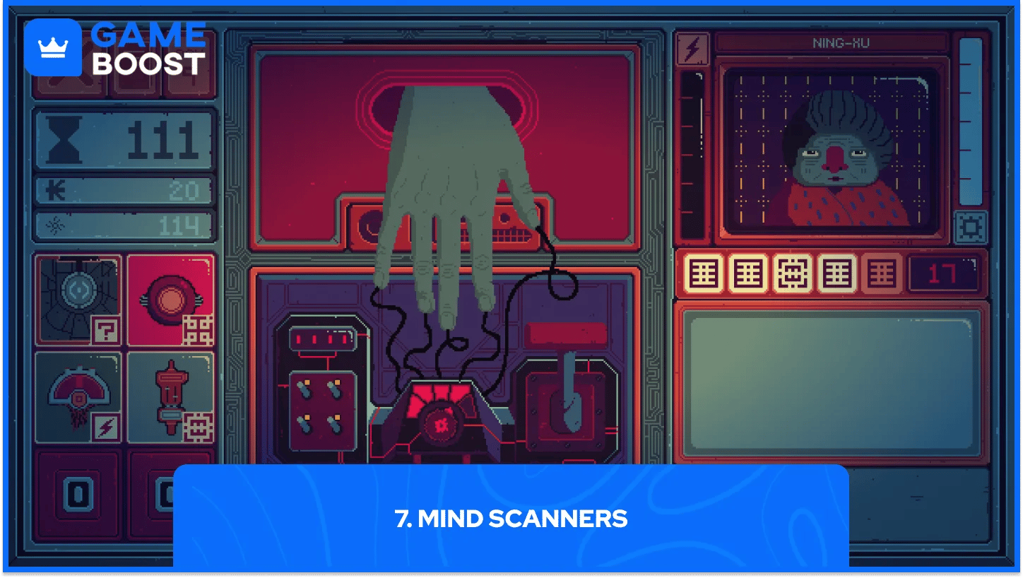 mind scanners gameplay