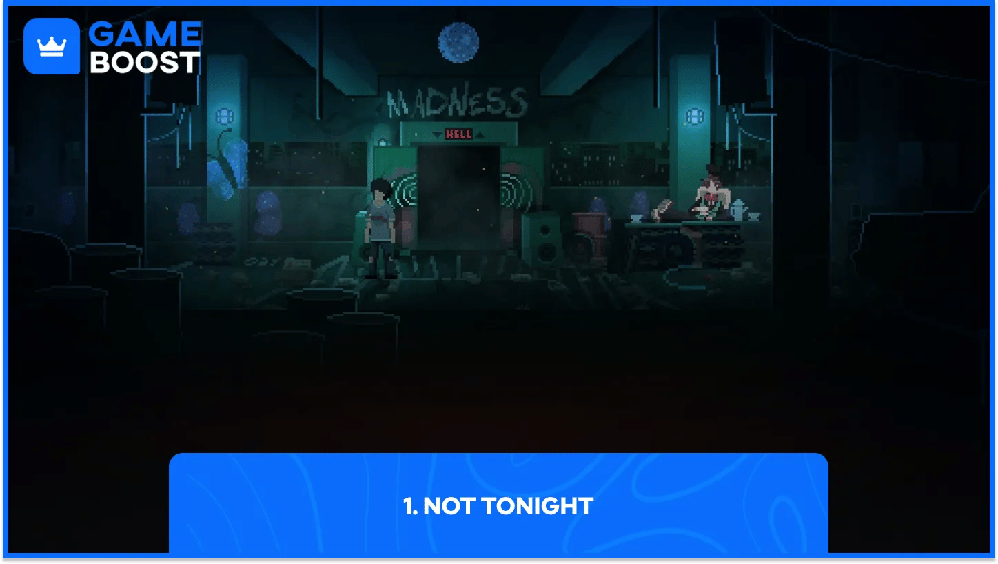 not tonight gameplay