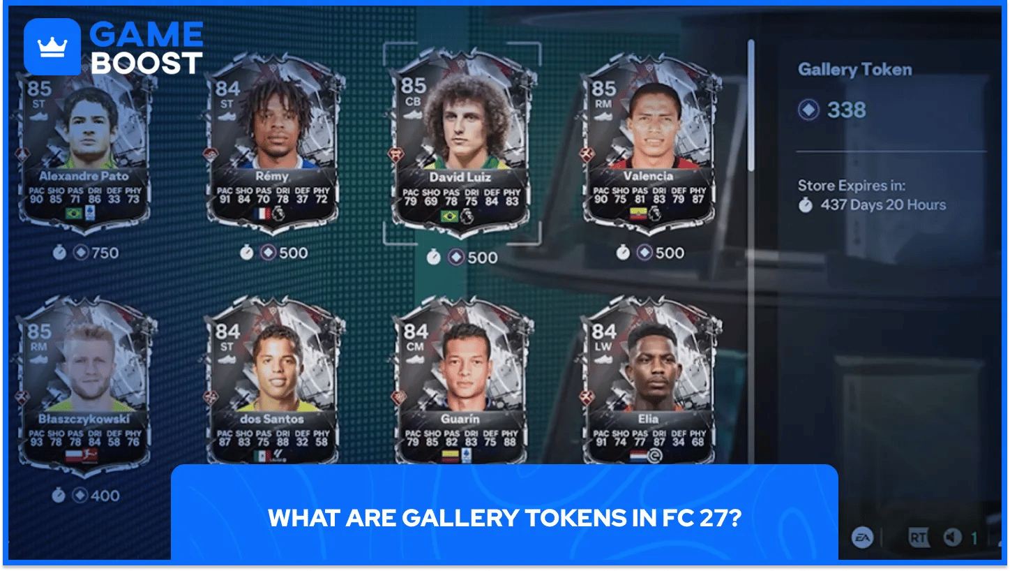 Loja de Tokens da Galeria Hall of Fut Cards