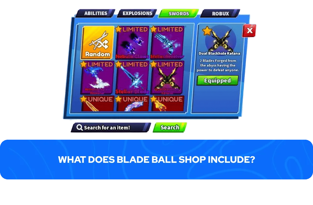 Obchod s Blade Ball