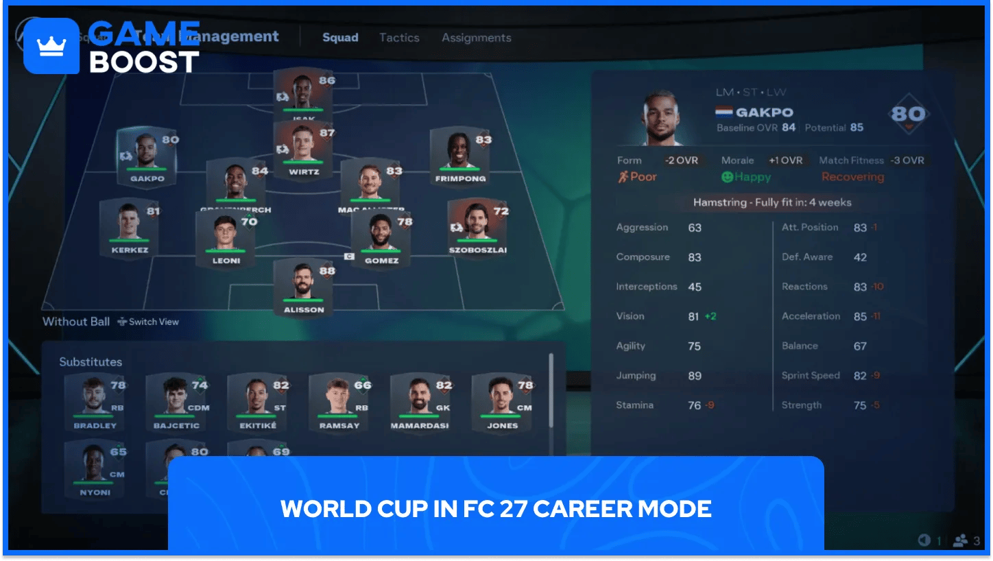 Modo Carreira FC 27