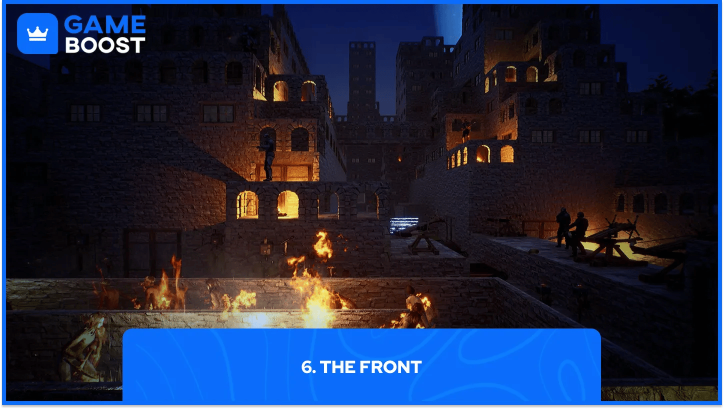 the front gameplay