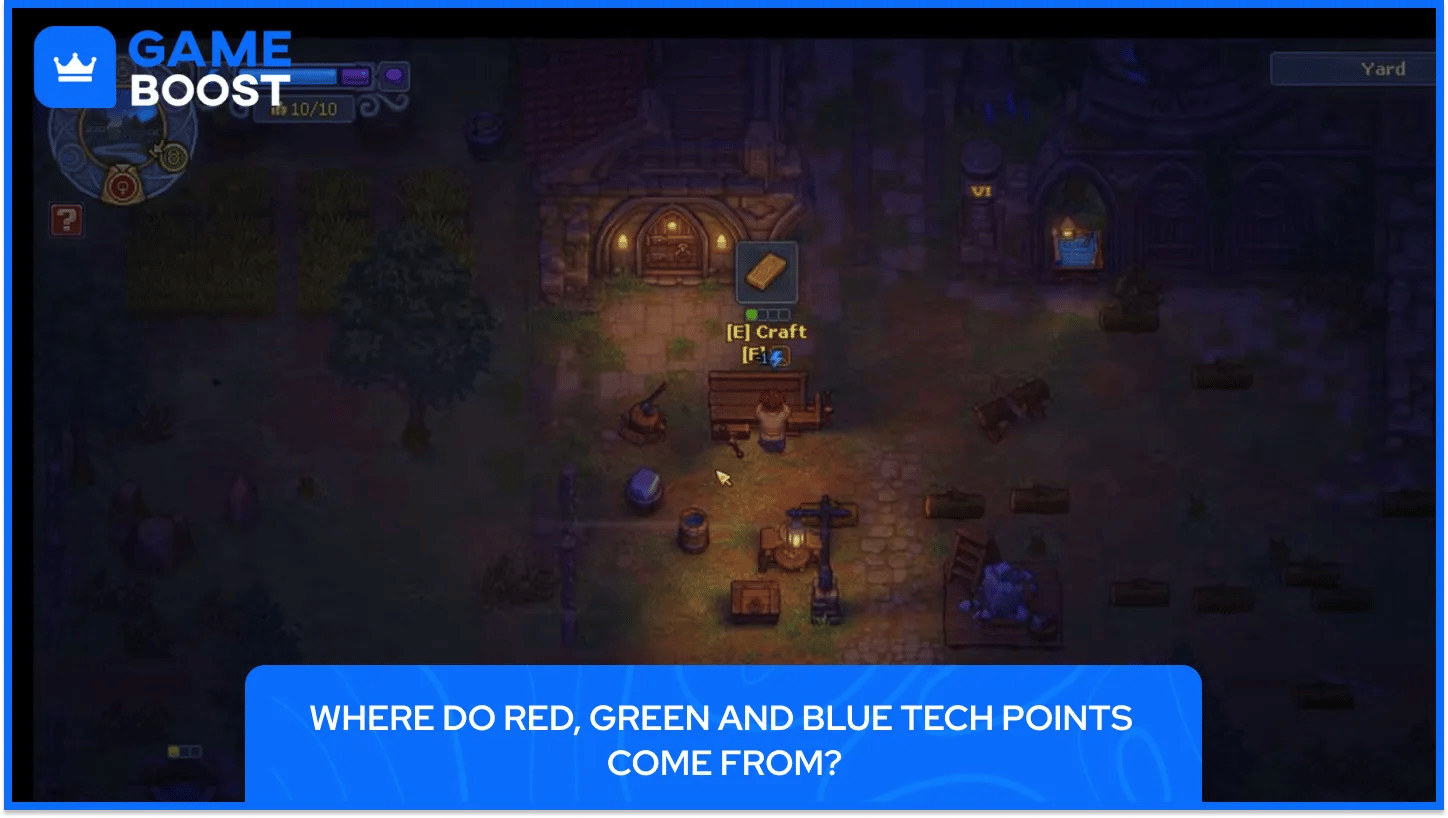 Where Do Red, Green and Blue Tech Points Come From?